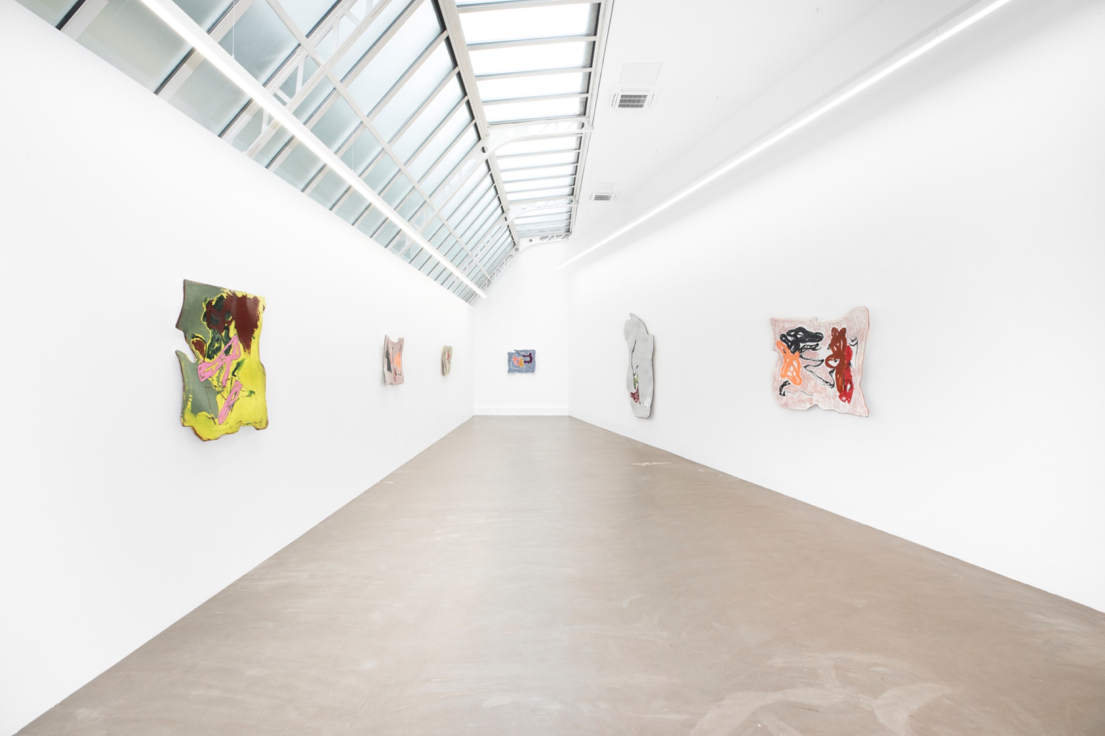 Installation view of Current, Bremond Capela, Paris, France, 2025